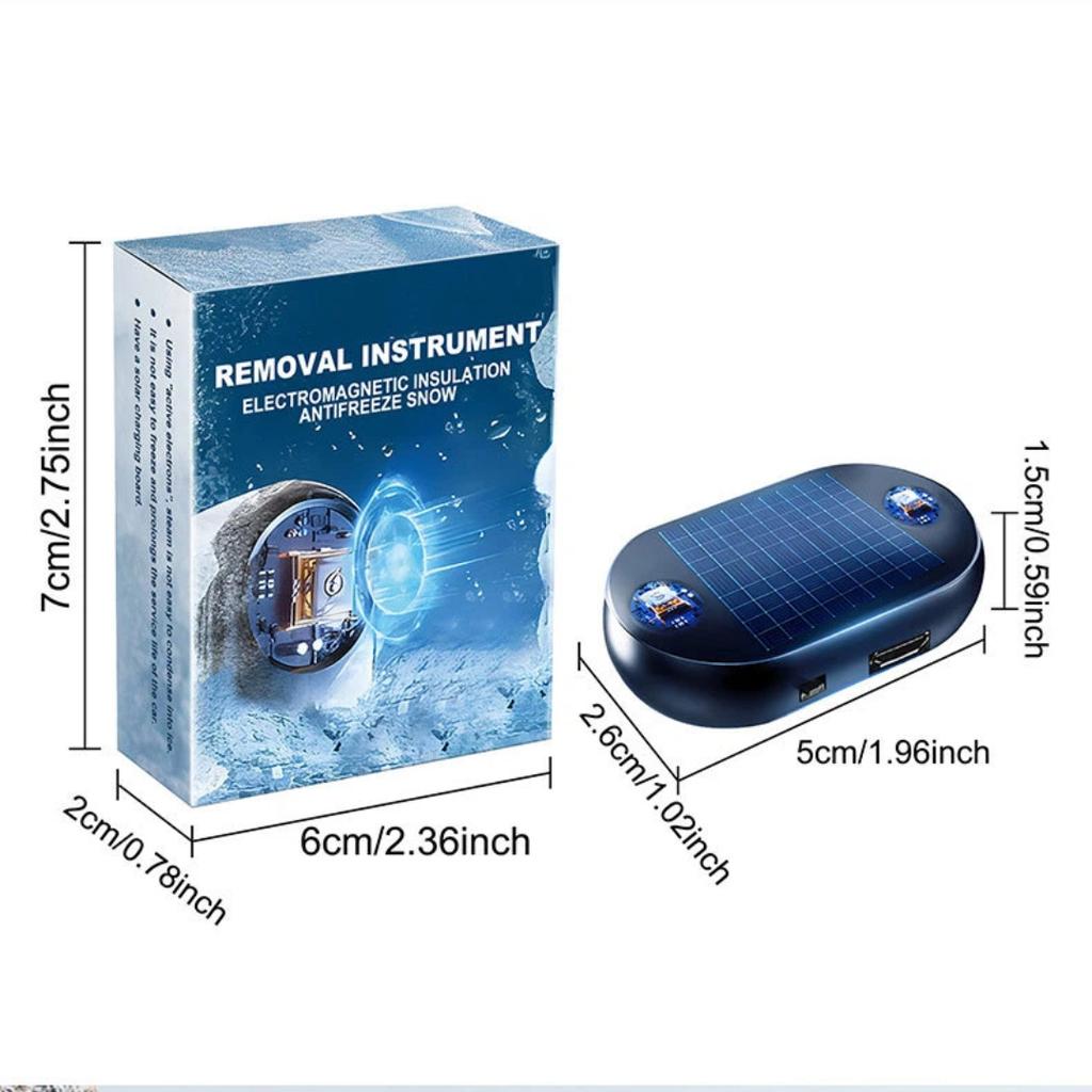 Antifreeze Snow Removal Device for Car Windshields and Rearview Mirrors - Portable Antifreeze Tool