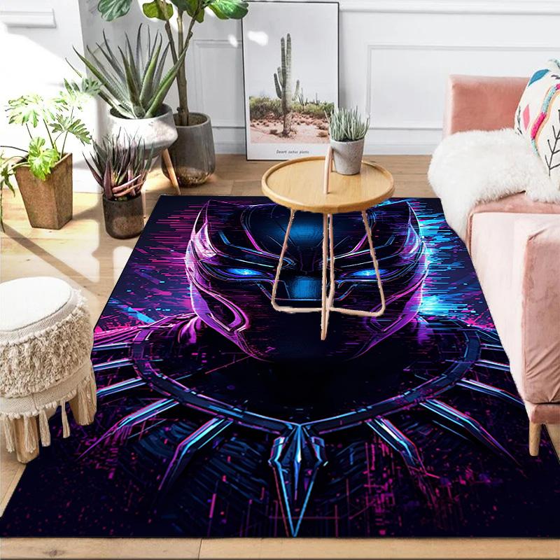 Black Panther Flight Area Rug Suitable for Indoor And Outdoor,Carpets for Kitchens, Homes, Offices, Living Rooms,Home Decor,Christmas Gift
