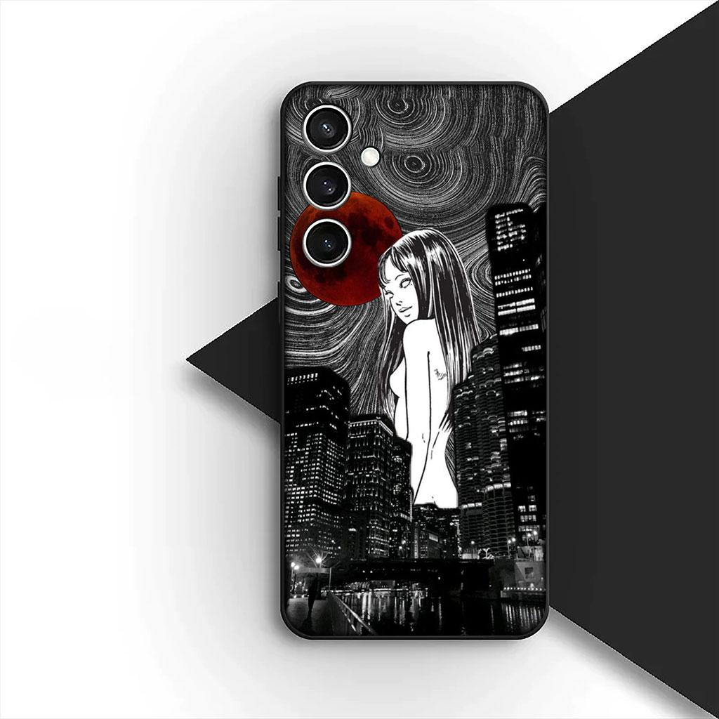 Чехол для телефона для Xiaomi Poco C75 C65 C71 C85 X7 X6 X5 M7 F7 F8 Ultra F6 Pro 5G Корпус Мягкий чехол Хоррор Дзюндзи Ито Томиэ Мультфильм