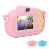 Kids Camera 32MP Digital Video Camera 2in  Screen Multifunctional Front Rear Lens 1080P Selfie Ca