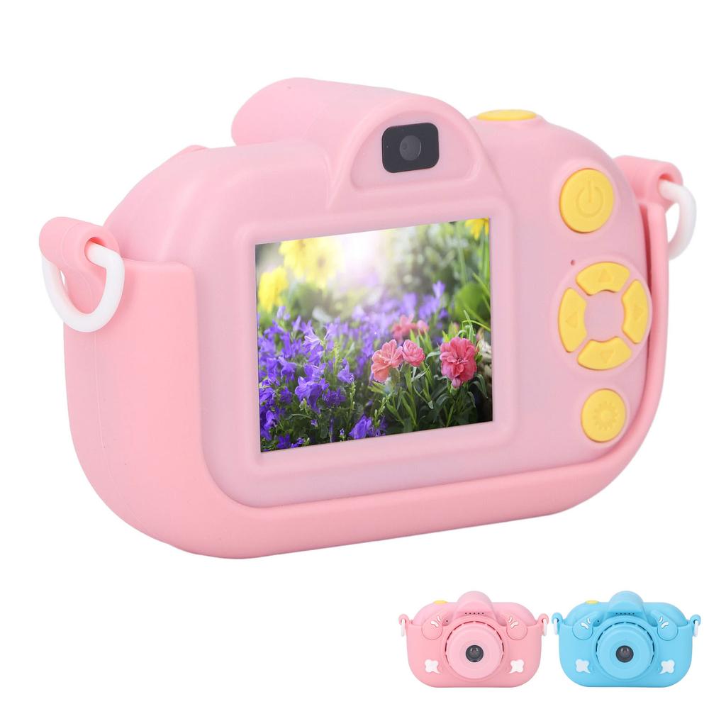 Kids Camera 32MP Digital Video Camera 2in Screen Multifunctional Front Rear Lens 1080P Selfie Ca