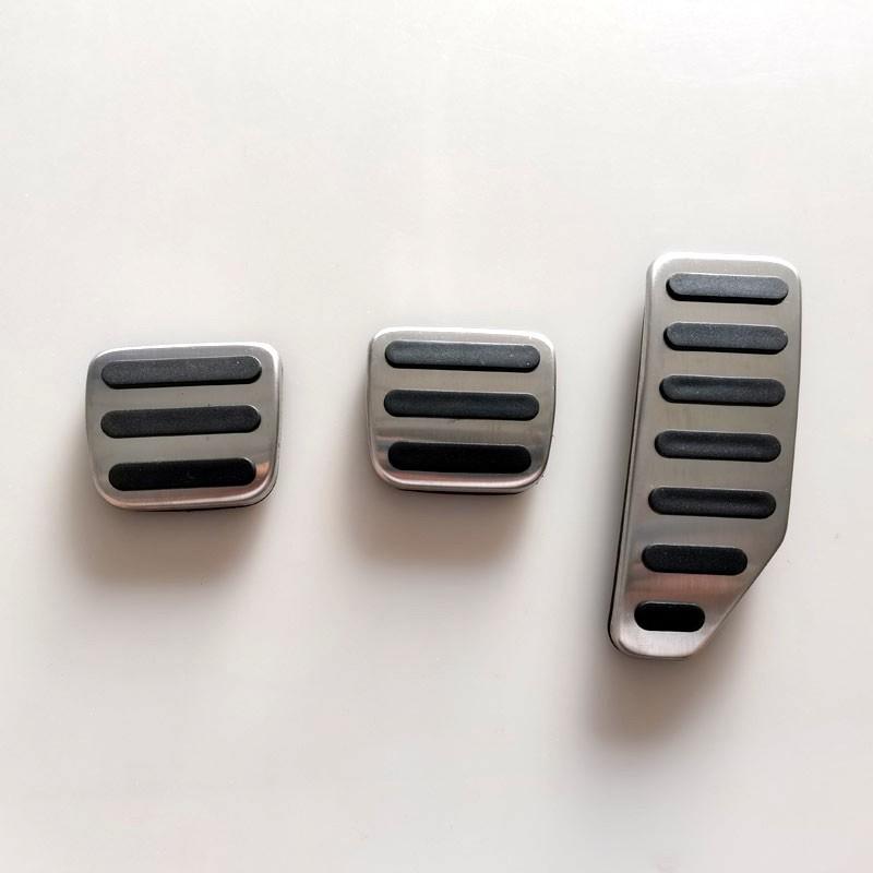 For Isuzu D-MAX 2024 Car Accessory Stainless Steel Brake Accelerator Pedal Non-Slip Sleeve Clutch Wear Pad 2017-