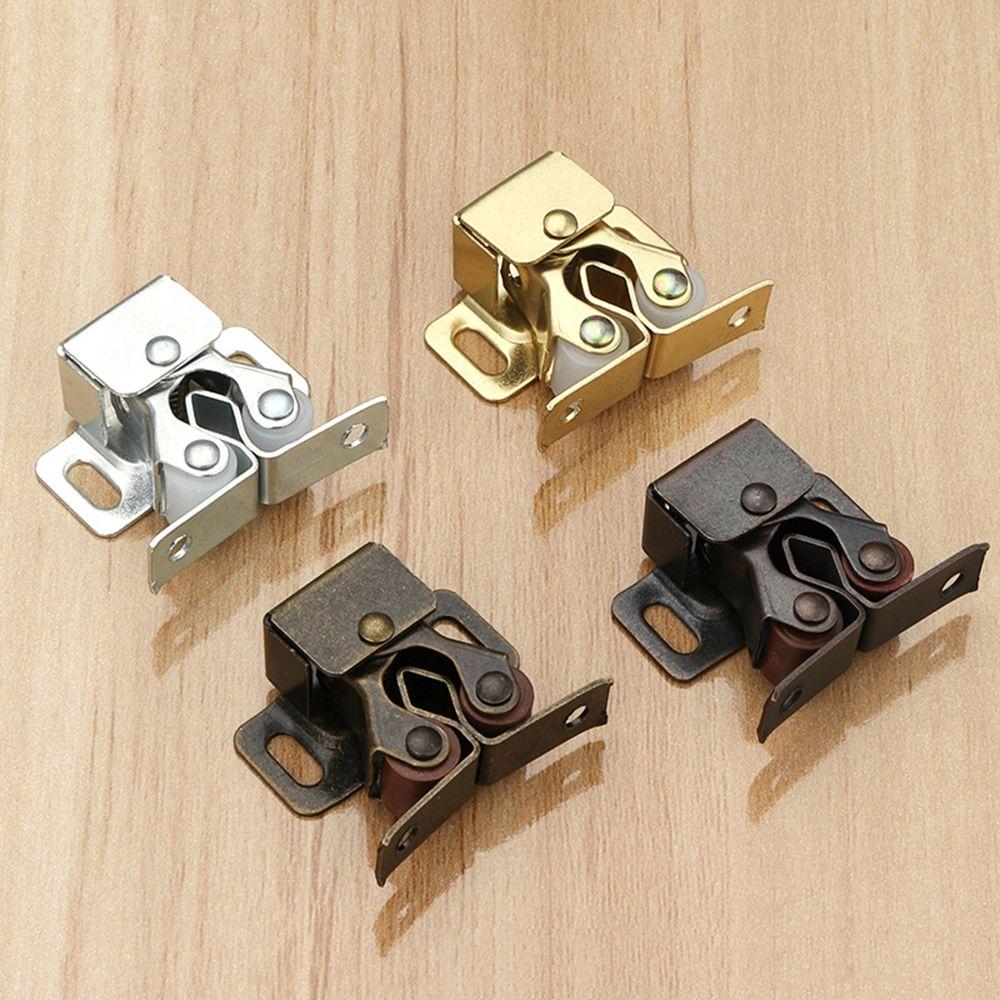 2SET Wardrobe Screws Hardware Magnet Closer Damper Buffer Cabinet Catches Door Stopper