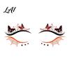 Temporary Tattoos for Face Halloween Women Cosplay Makeup Spiderweb Waterproof Pumpkin Accessories Eye Art Stickers Masquerade Carnival Decoration