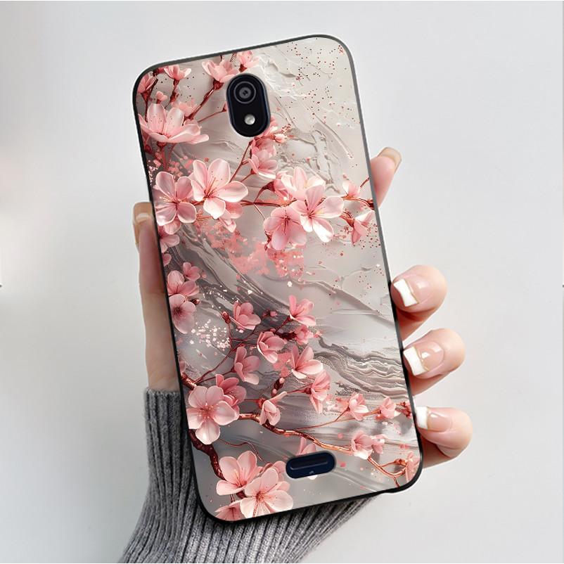 For Nokia C100 TA-1484 Case Luxury Fashion Butterfly Flowers Black Soft Silicone Cover For Nokia C100 C 100 NokiaC100 Phone Case
