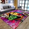 1pc Graffiti Dollar Spitting Tongue Area Rug, Polyester Non-Slip Washable Mat for Bedroom, Gaming, Entryway, Machine Washab