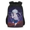 HUNTER × HUNTER Двухслойный рюкзак с принтом из аниме Легкий Детский сад Начальная школа Мальчики и Девочки Лучший подарок на день рождения