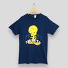 Vintage Looney Tunes Tweety Blue T shirt Medium 1980's Warner Bros Cartoon Tweety Yellow Bird Space Jam Outfit Streetwear Tee Size M