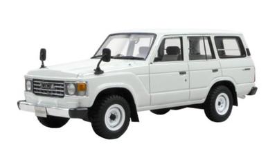 Привет история TOYOTA LAND CRUISER 60 Белый Готовый продукт 1/43 (1980)