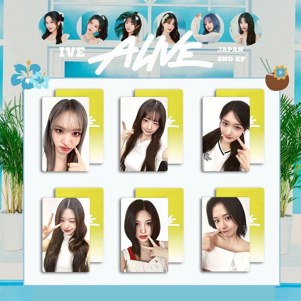 Фотокарточки IVE 30 листов 36 листов Фотокарточка IVE Switch Alive World Tour MINE