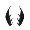 2pcs Gloss Black Rear Bumper Side Vent Canard Covers for KIA Stinger 2017-, ABS Car Styling
