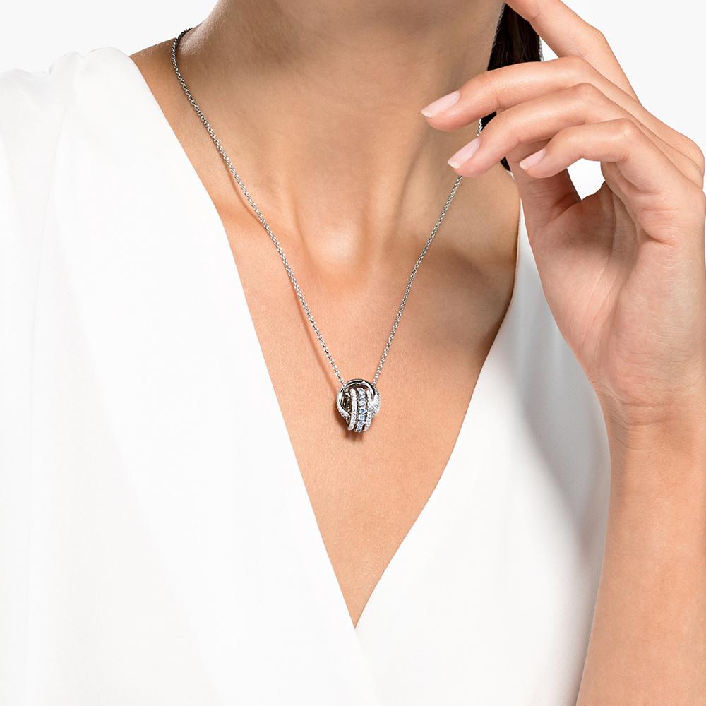 Swarovski Hyperbola Further 125th Anniversary Interlocking Necklace Women necklace Silver 5537106