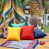 Premillow Outdoor Pillow Covers Set of 2, Decorative Farmhouse Waterproof Pillow Covers, Solid Linen Pillowcase Cushion Covers for Patio Garden