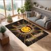 Nirvana Crystal Velvet Rug, Custom Name Text Personalized Non‑Slip Floor Mat for Home Decor Gift