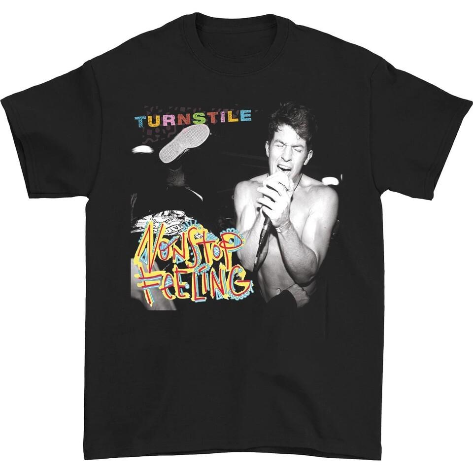 Turnstile band nonstop feeling Unisex Black T-shirt