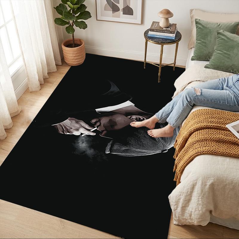 Night Walk Carpet Rug for Bedroom Living Room Home Sofa Decoration,Office Home Decor Game Large Decor Floor Mat