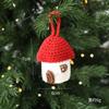DIY Hanging Decoration Handmade Crochet Yarn Pendant Mini Santa Claus Uses For Christmas Tree New Christmas Decorations