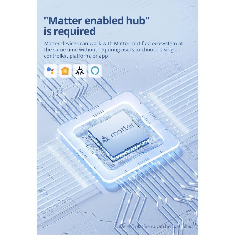 Zemismart Matter Over WiFi Plug-In Smart Roller Shade Blinds Motor for 17 25 28mm Tube Homekit Google Home Smartthings Control