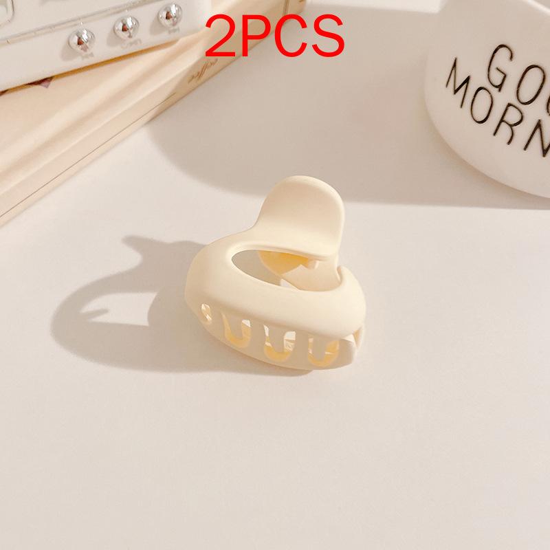 2 шт., комплект головных уборов премиум-класса, новые женские модные зажимы для волос, кофейные, черные, акриловые, большие заколки для волос, зажим для женщин, заколка, аксессуары для волос