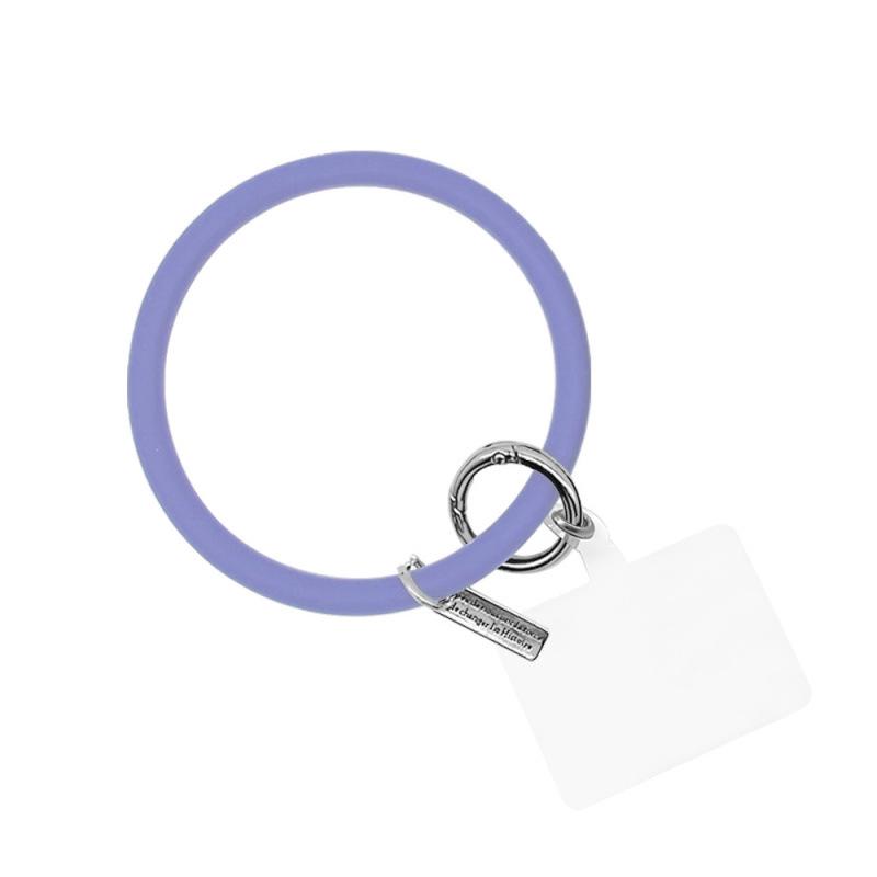 Силиконовый браслет-брелок в форме сердца, ремешок для телефона