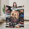 Теплое одеяло с тематикой фильма «Соперники» Качественное теплое постельное белье Пледы Зимний кемпинг Спальня Смешное покрывало
