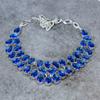 Tanzanite Quartz Gemstone Handmade 925 Sterling Silver Jewelry Necklace 18" M-327