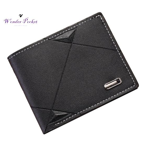 Мужской кошелек из искусственной кожи с геометрическим узором, тонкий, большой емкости, складной, портативный, с несколькими карманами, износостойкий, одноцветный, держатель для карт, сексуальная одежда для взрослых