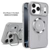 Luxury Lens Holder Magnetic Case For 17 Air 16 Pro Max 14 15 13 12 11 Pro Plus For Magsafe Charge Soft Silicone Cover