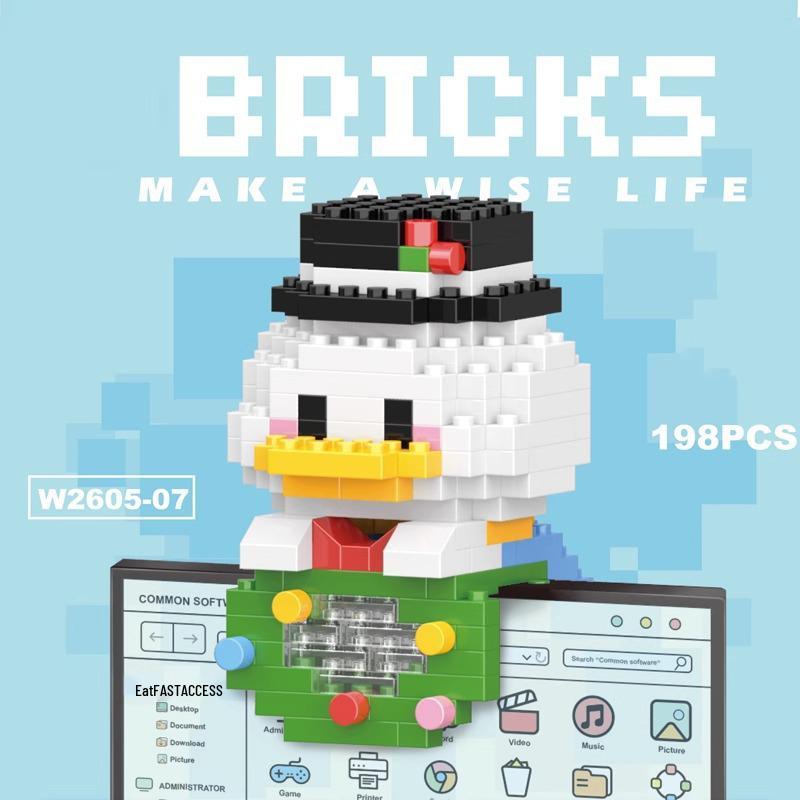 Совместимые кубики Lego Мультяшная фигурка животного Детские развивающие конструкторы