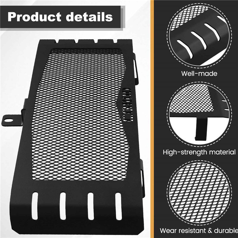 WF-Stainless Steel Motorcycle Radiator Grille Guard Protector Cover Water Cooler Protection For Honda Cb1100 2013-2018