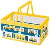 Foldable Storage Box, Toy Box with Handle, Stackable Basket, Minions, 38x25x19.5cm (BWOT13-A)