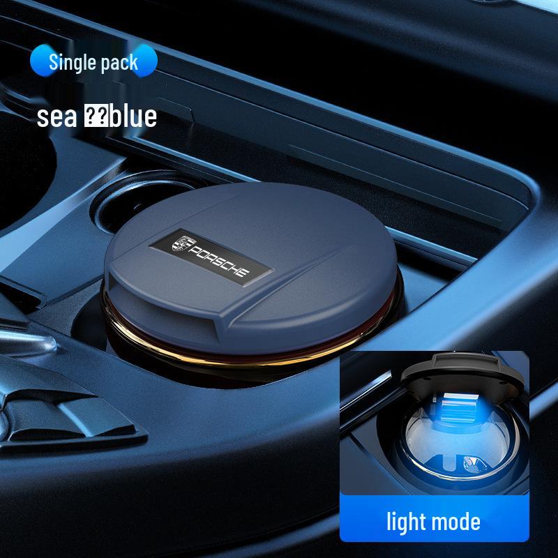 Porsche-Compatible Car Metal Ashtrays: Fits Cayenne, Macan, Panamera, 718, 911, Taycan