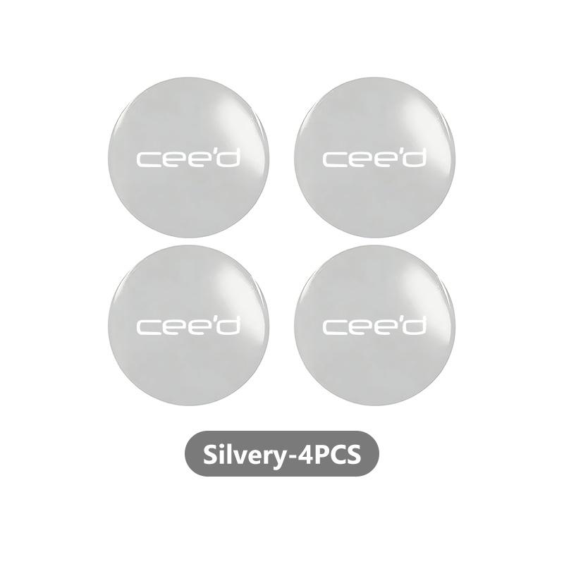 AANE1 4pcs 56mm Car Aluminum Logo Wheel Center Hub Cap Badge Sticker For KIA K2 K3 K5 Rio Soul Sportage Soul Ceed Forte Niro Cadenza
