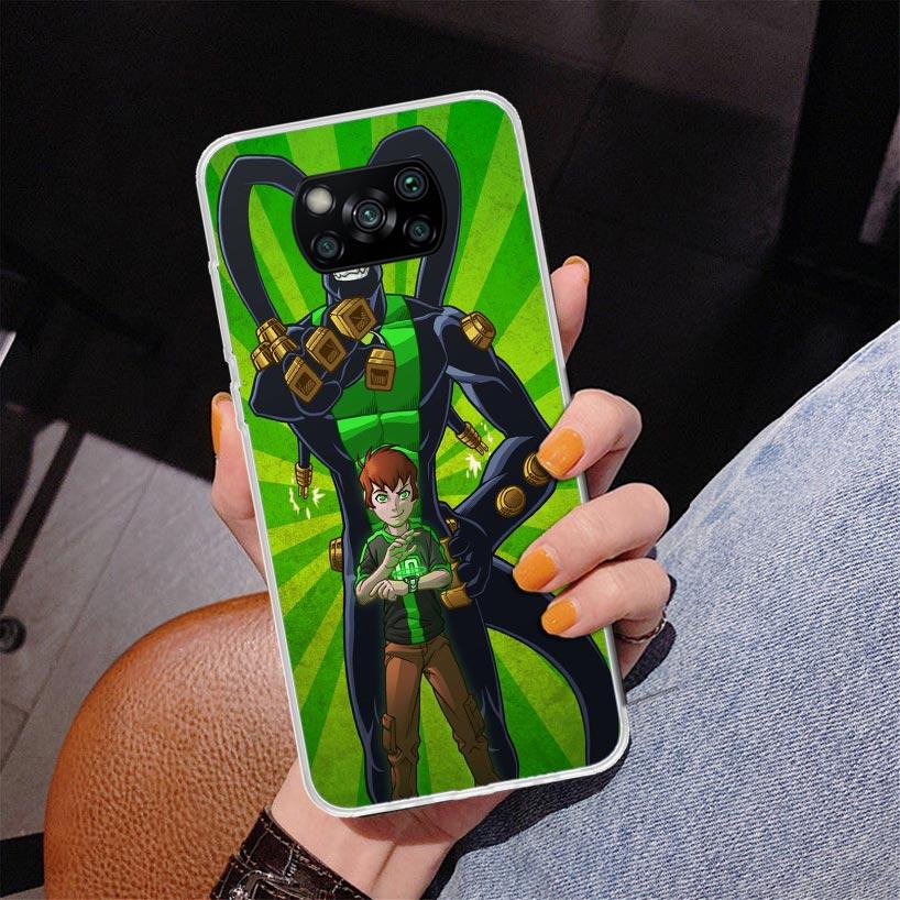 Мультяшный чехол Ben 10 для Xiaomi Poco X5 X6 X7 Pro X4 Gt F7 Ultra M8 M7 Redmi 15C 15 13C 13 12C 12 Уникальный чехол Coque Poco X