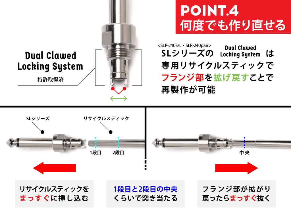 OYAIDE NEO Solderless Cable Kit 6 2 1 Recycle L6+ (1.5m Cable, L-shaped Plugs, Wrenches, Stick)