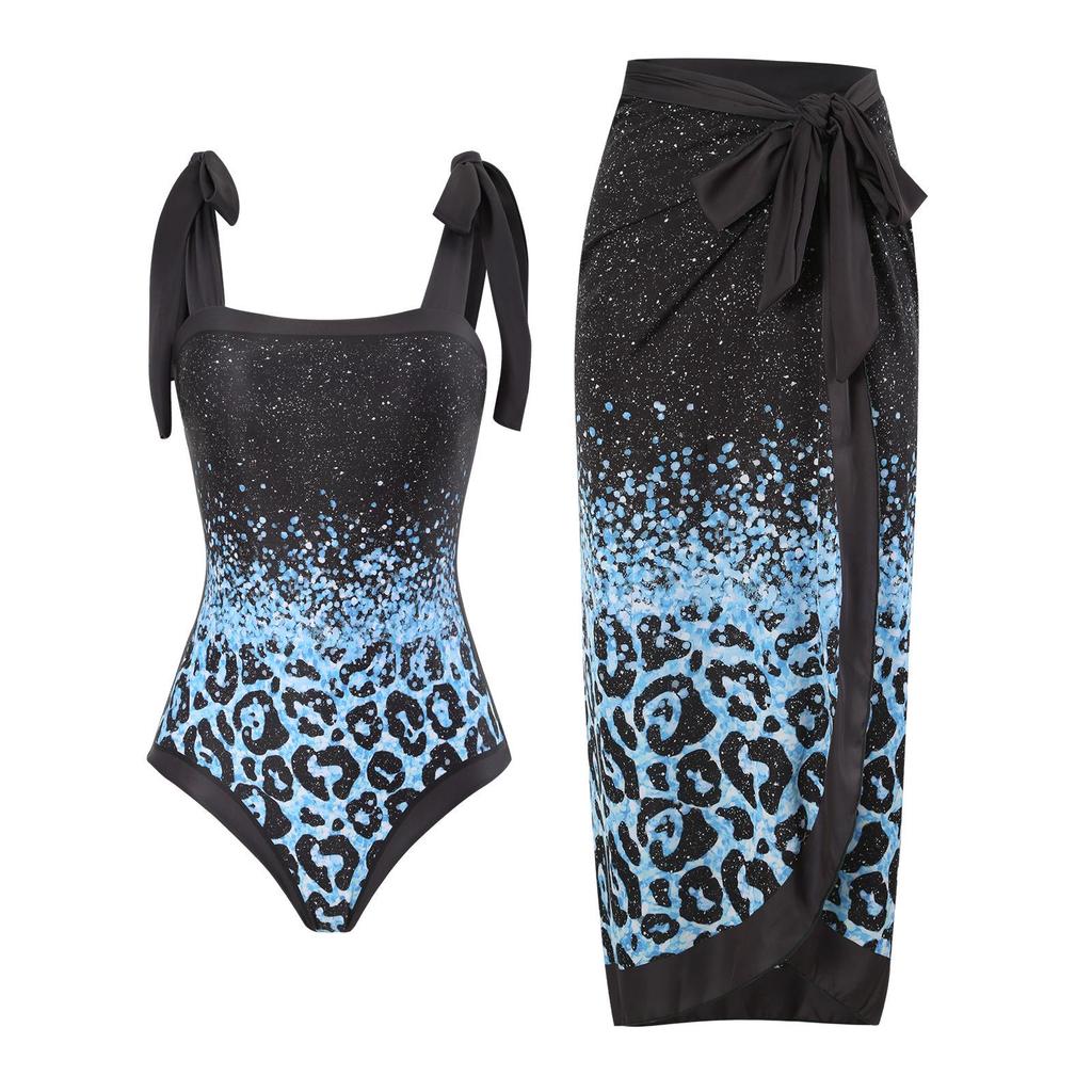 Ретро слитный женский купальник 2025 - Европейский и американский стиль пляжное бикини