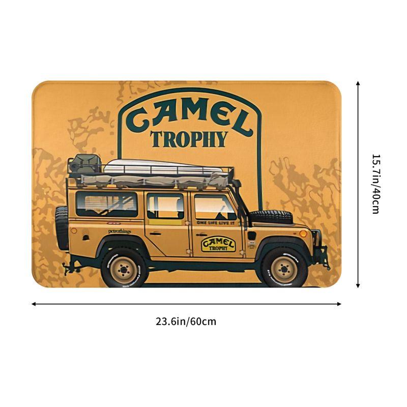 Персонализированный коврик для двери Defender 110 Camel Trophy, противоскользящий ковер для кухни, ванной, гаража 40*60 см