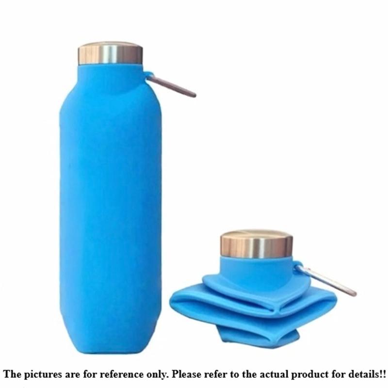 700Ml Silicone Folding Water Bottle Creative Outdoor Portable Stretch Cup Food Grade Outdoor Sport Water Bottle Foldable Cup