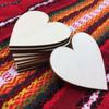 Wood Heart Shaped Handmade Wooden Love Heart Christmas Wedding Holiday Decorations Scrapbooking Crafts DIY Accessories Birthday