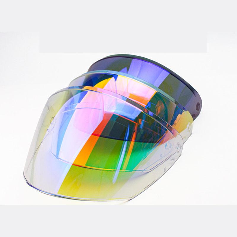Motorcycle Helmet Visor Lens for LS2 OF626 Helmet Discoloration Lens Shield Lens Motorcycle Helmet Replacement Accessories