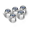 5Pcs Car Wheel Tire Valve Caps Metal Stem Cover For Volvo XC60 V50 V40 XC90 S60 S40 S80l V90 V60 EX90 S90 XC40 C40 S70 Accessory JP9