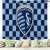 Sporting Kansas City Wall Tapestry Aesthetic Wall Hanging Printed Fabric Blanket Decorative Tapestries for Bedroom Living Room Home Decor