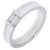 TIFFANY&Co. Кольцо для stacking 1997 K18 белое золото/бриллиант #5.4(Наш размер) 5,0 г Женские Б/У