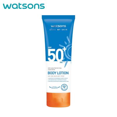 Солнцезащитный лосьон для тела Love My Skin с очень высокой степенью защиты SPF50+ PA++++, UVA/UVB/синий свет/ИК-лучи, частичный поллюстоп, Reef Safe, 100 мл.