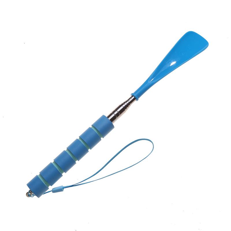 Stainless Steel Telescopic Shoe Puller Travel Adjustable Lengthened Handle Shoehorn