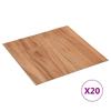 Self Adhesive Floor Planks 30.5 x 30.5 cm 20 pcs PVC