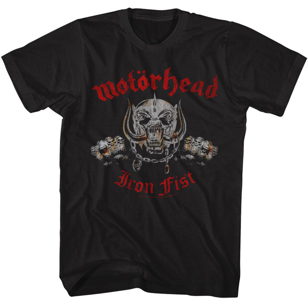 Motorhead Motorhead Iron Fist Графический принт с изображением группы Летняя Осенняя Зимняя Мужская и Женская футболка с коротким рукавом Повседневная Свободная - ...