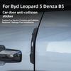 Для BYD Formula Leopard 5 Denza B5 Полоса против столкновений на двери Устойчивая к царапинам Защитная наклейка Модификация интерьера