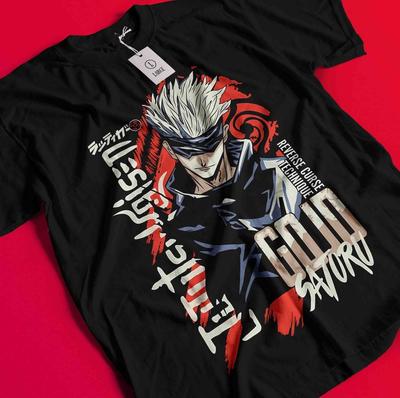Футболка Годжо Сатору Футболка Сукуны Футболка Jujutsu Kaisen Футболка Тодзи Нанами Юта Маки AA198