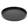 Wooden Black Round Tea Cup Tray Plates Holder Serving Teahouse Cafe Tea PlateBlack 24cm